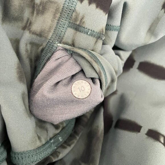 Lululemon Wunder Under Hi-Rise Tight *Shibori Full-On Luxtreme 28" Green 10 - Picture 7 of 7